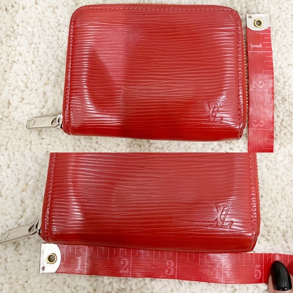 Louis Vuitton Epi red leather small zippier wallet - Picture 7 of 8